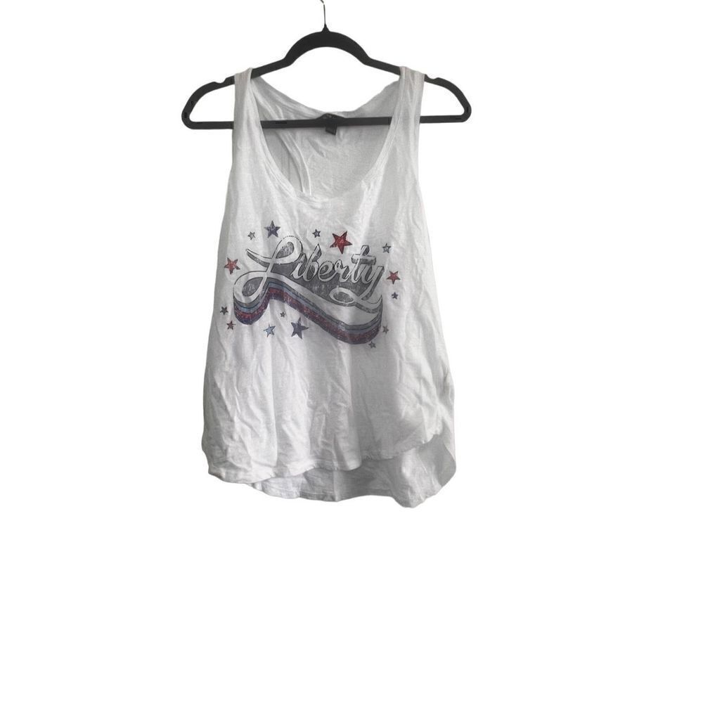 Rock & Republic Liberty red white and blue racer back tankXL